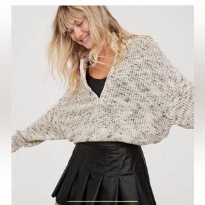 Aerie Offline Quarter Zip Sweater